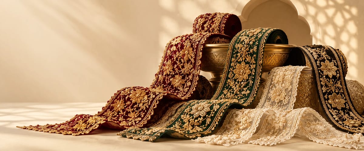 Details that define your design at Abid Lace Centre